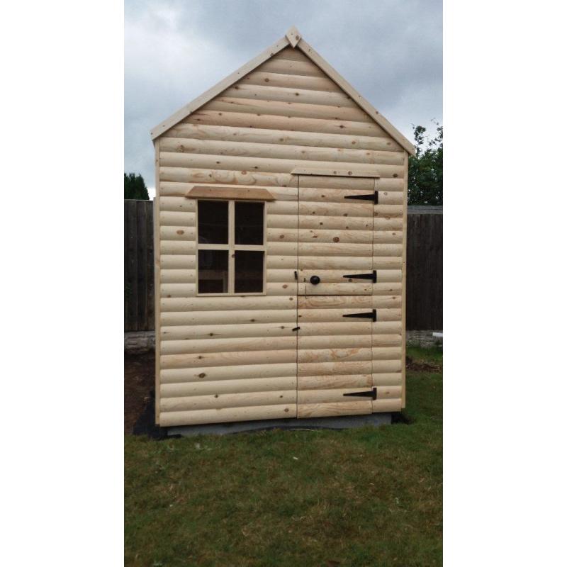 Timber/Wooden Playhouses For Sale1800mm Deep x 1500mm Wide Made From Decorative Log