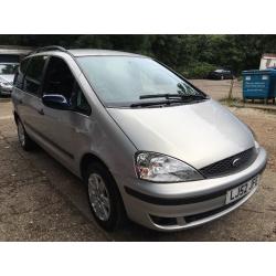 Ford Galaxy TDI 1896cc Turbo Diesel Automatic 7 seat estate 52 Plate 13/09/2002 Silver