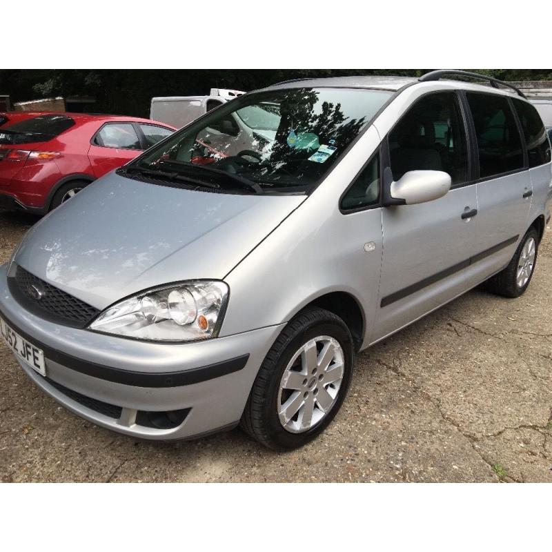 Ford Galaxy TDI 1896cc Turbo Diesel Automatic 7 seat estate 52 Plate 13/09/2002 Silver