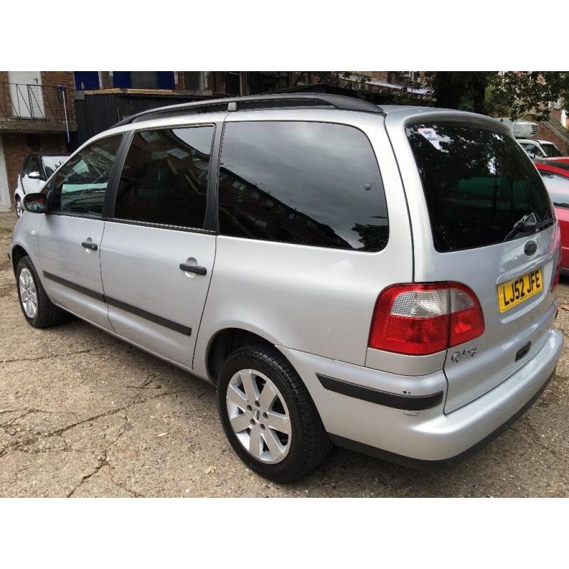 Ford Galaxy TDI 1896cc Turbo Diesel Automatic 7 seat estate 52 Plate 13/09/2002 Silver