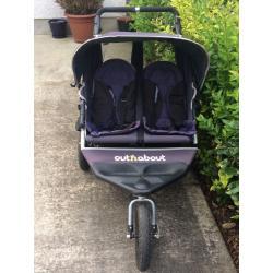 Out n About Nipper 360 double buggy pram stroller