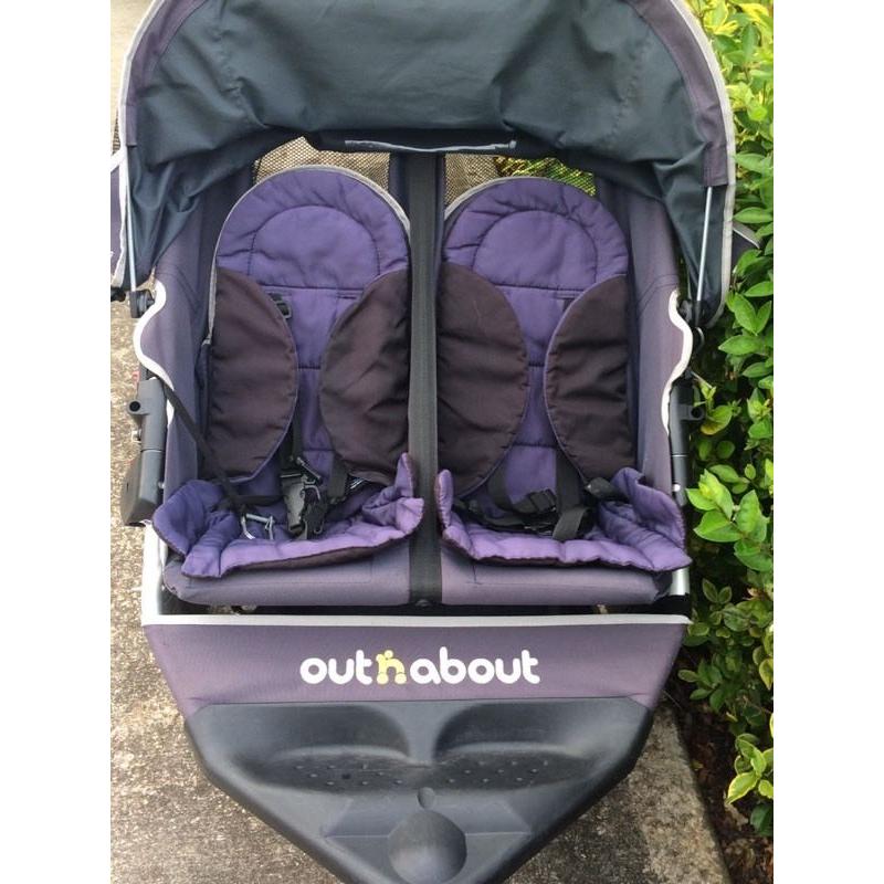 Out n About Nipper 360 double buggy pram stroller