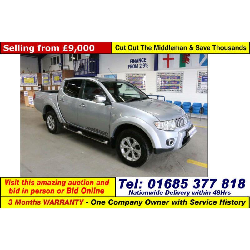 2011 - 61 - MITSUBISHI L200 WARRIOR 2.5DI-D 176 BHP 4X4 DOUBLE CAB PICK UP