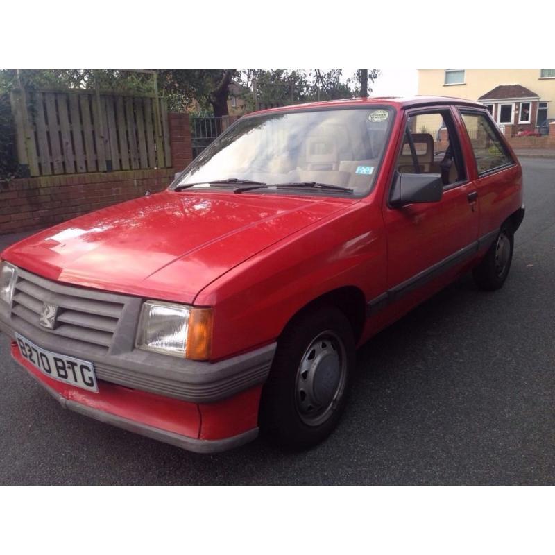 1985 Vauxhall Nova 1.2 Merit Original condition 1 Owner Mot Dec Huge history Future Classic