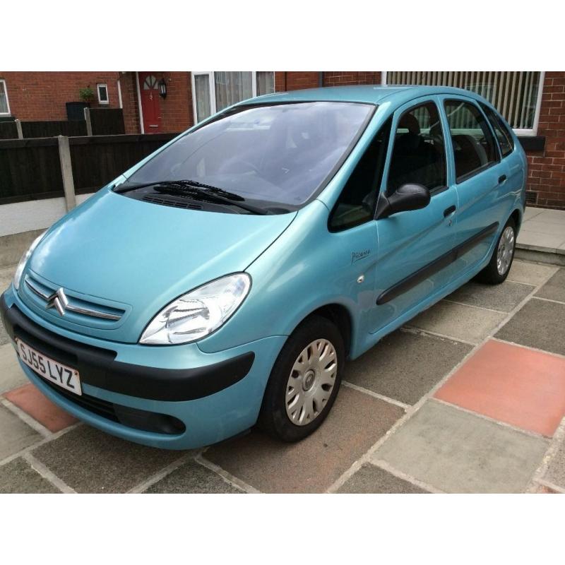 2005 05 Citroen xsara Picasso 5 door hatchback blue nice family car