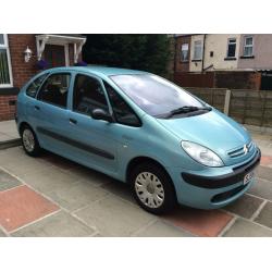 2005 05 Citroen xsara Picasso 5 door hatchback blue nice family car