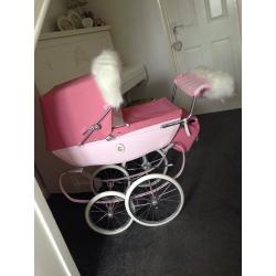 Silver cross rose dolls pushchair and extras!