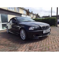 BMW 320ci Convertible, H/K Sound.18" MV1 Alloys, 8 months MOT, Black