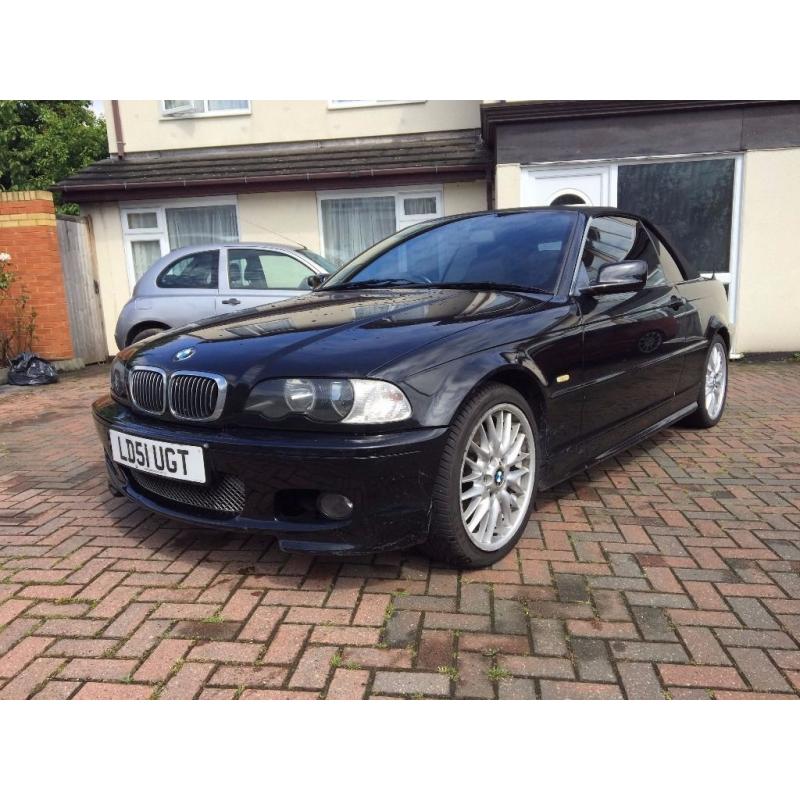 BMW 320ci Convertible, H/K Sound.18" MV1 Alloys, 8 months MOT, Black