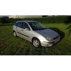 Ford Focus Zetec, 2005, 1.8, Petrol, Silver, 5 door, MOT to 22/7/17, Serviced 15/7/16, Mileage 67k