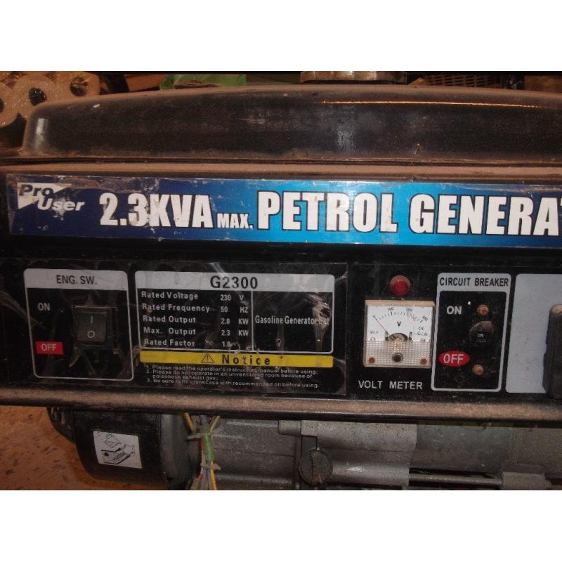 Petrol Generator 2.3 kv