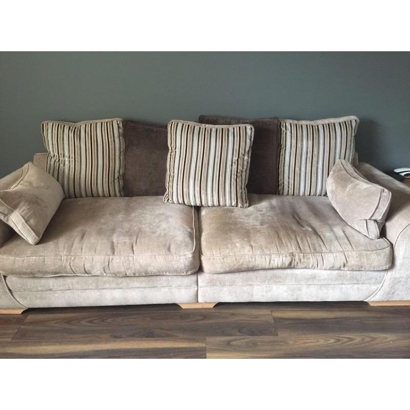 SCS Three seater Sofa and two seater snuggle sofa