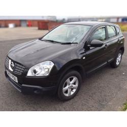 Nissan Qashqai 2007 black,1.5 L Diesel  Long MOT 03/2017, only 60k miles, 5 seater, 2 keys, Alloys