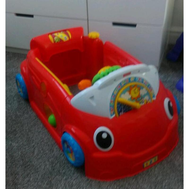 Fisher Price laugh and learn crawl around car