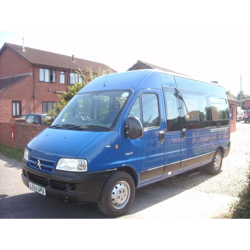 Citroen relay minibus with tail lift