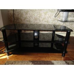 Glass tv stand very good condition