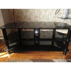 Glass tv stand very good condition