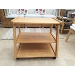 TV Stand - Light rubberwood