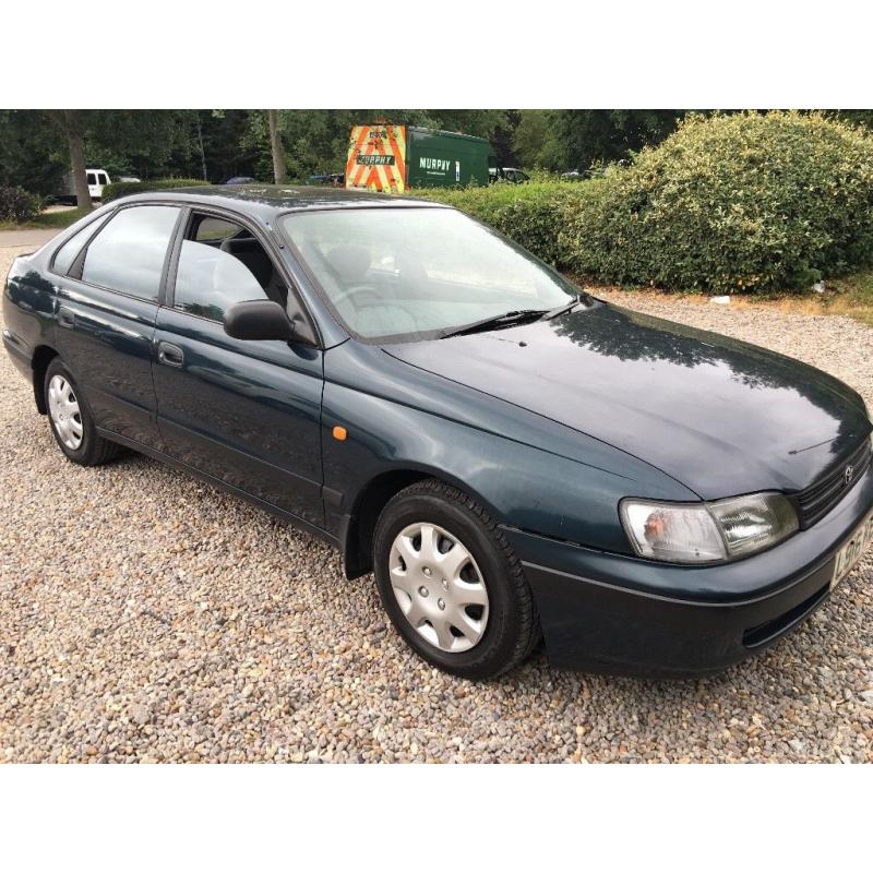 Toyota Carina E GLI 1587cc Petrol 5 speed manual 5 door hatchback L reg 01/08/1993 Blue