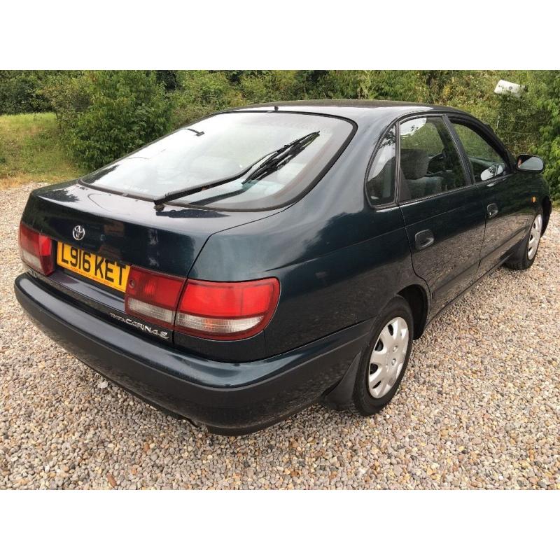 Toyota Carina E GLI 1587cc Petrol 5 speed manual 5 door hatchback L reg 01/08/1993 Blue