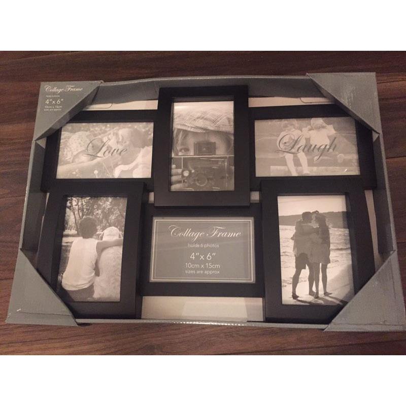 Collage photo frame - holds 6