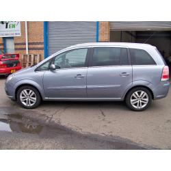 2007 (07) Vauxhall Zafira 1.8i Design 7 Seater MPV