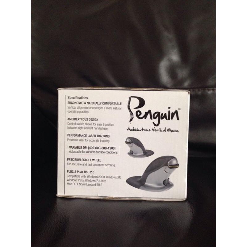 Penguin ambidextrous vertical mouse-Brand New