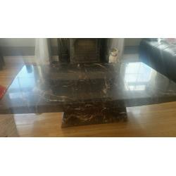 Marble coffee table and lamp table