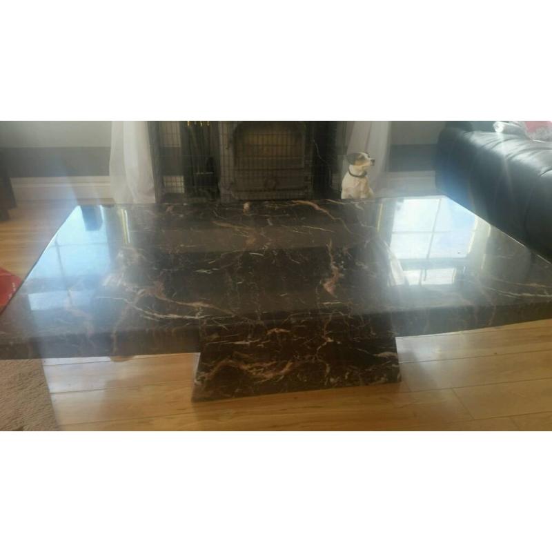 Marble coffee table and lamp table