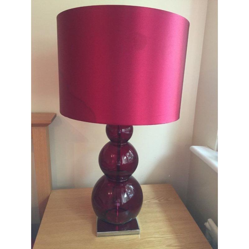 RED NEXT HOME TABLE LAMP