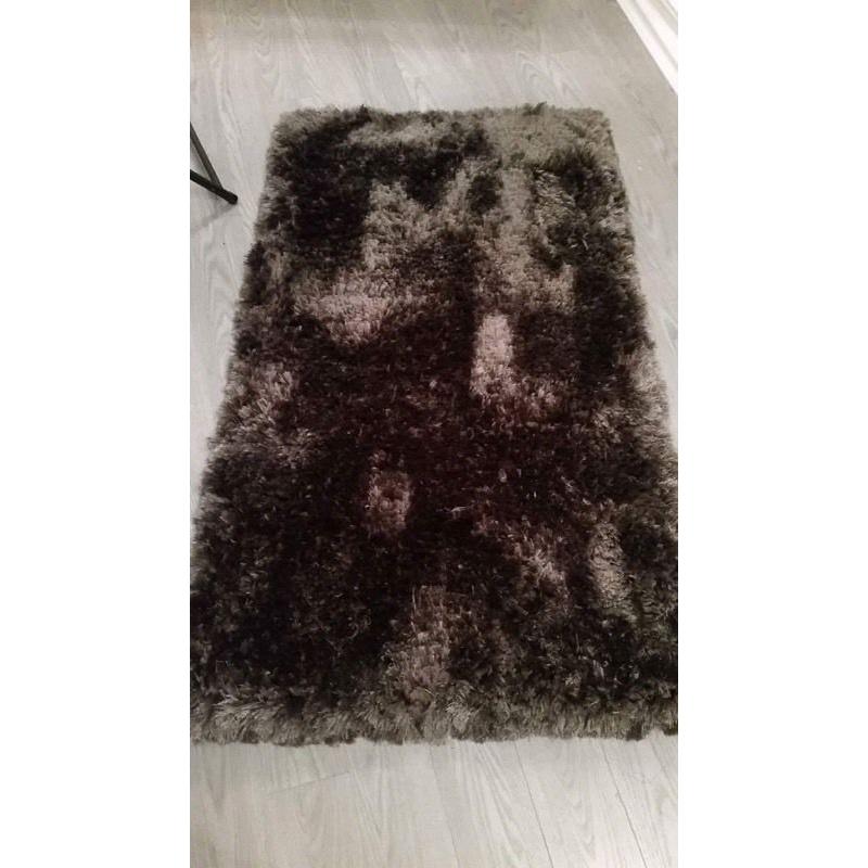 charcoal/brown rug