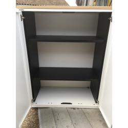 Metal storage cabinet