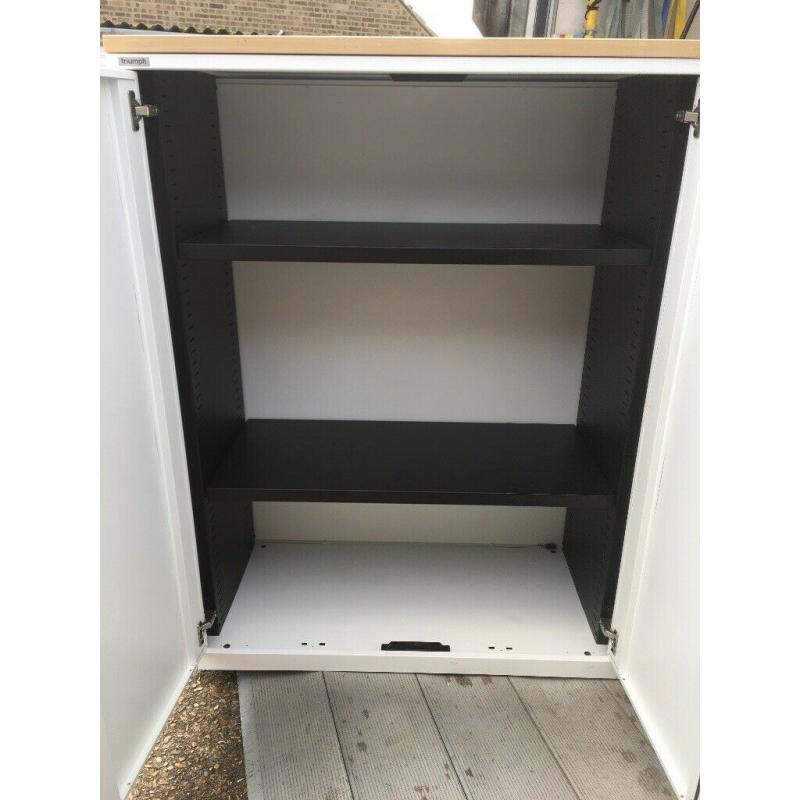 Metal storage cabinet