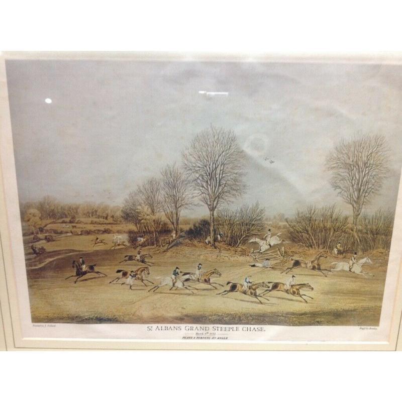 St Albans Steeple Chase - Prints Plates 1 to 6 - March 1832 J Pollard