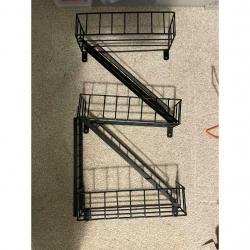 Metal fire escape shelf?s