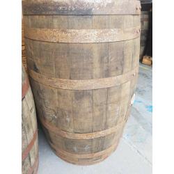 EX WHISKEY 40 GALLON OAK BARREL- Wooden Keg Barrels Cider Pub Table Whisky Cask