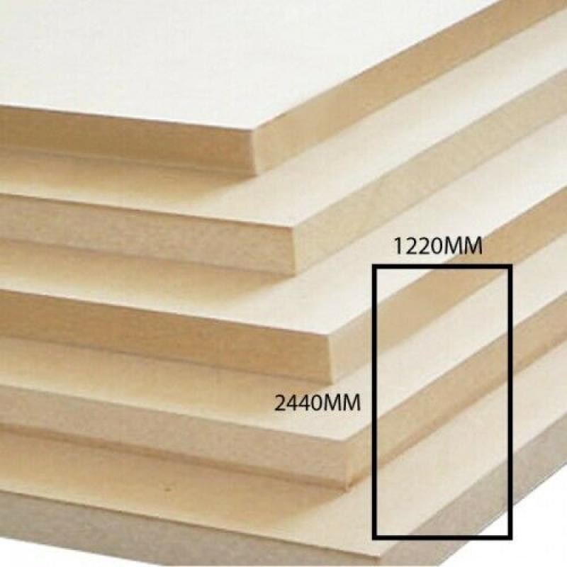 MDF SHEET MATERIAL 12MM 18MM 25MM, 2440MM X 1220MM