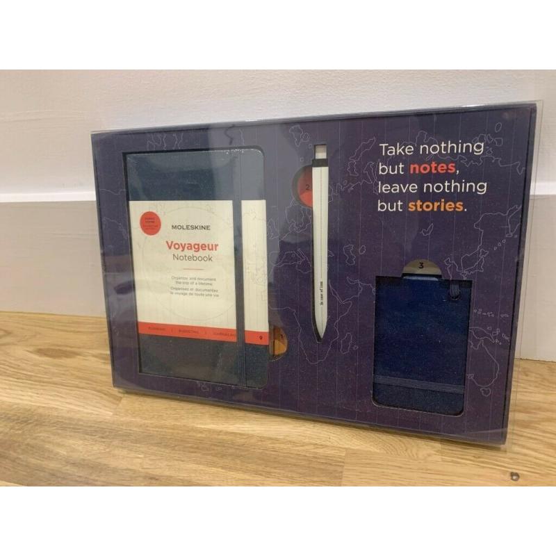 Moleskine Travel Kit - Voyageur Notebook and Pen - Brand New