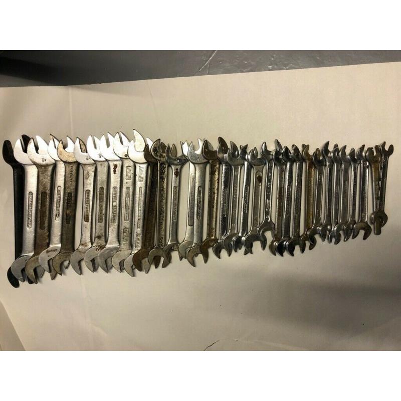 30+ Assorted Spanners, mostly Imperial