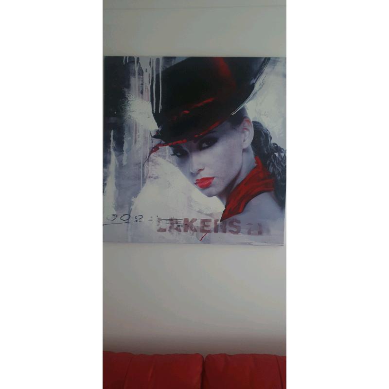 Large canvas picture